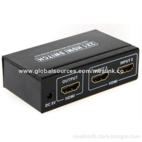 2 x 1 HDMI Switcher with 1.3V Voltage, Supports 3D